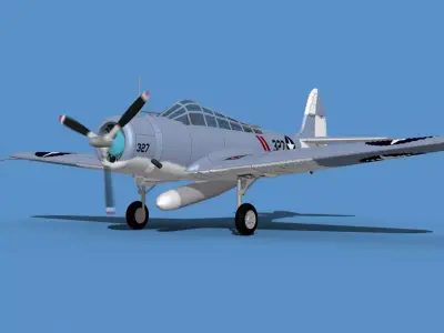 Douglas TBD-1 Devestator V10 3D model