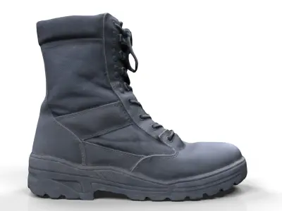 Military Boots Scan 3D model