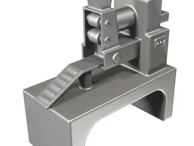 Fabulous Food Processing Machine Low-poly 3D model