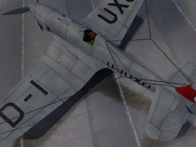 Blohm und Voss Ha-137-v5 3D model