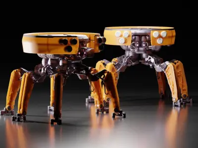 Crabot robot 3D model