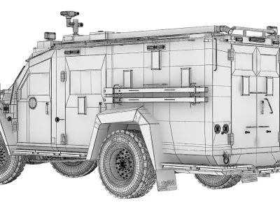 Bearcat military 3D model