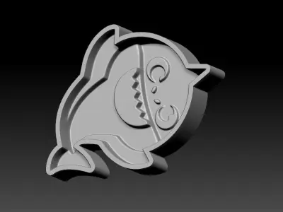 Shark toy mold Free 3D print model
