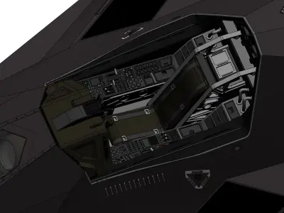 ULTRA DETAILED  F117-A Nighthawk - 8 Parts for 3D Printing 3D print model