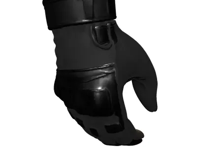 Tactical Combat Glove 3D Model Low-poly 3D model