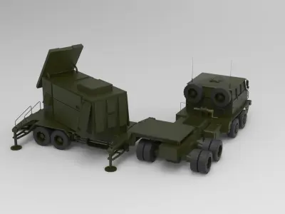 Radar System 3D model