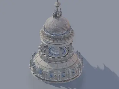 dome tower Free 3D model