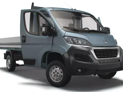 Peugeot Boxer SingleCab Tipper HQInterior 2023 3D model