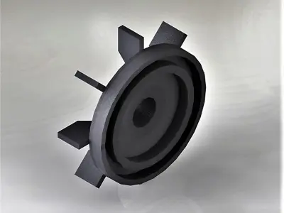 propeller model wheel 3D model