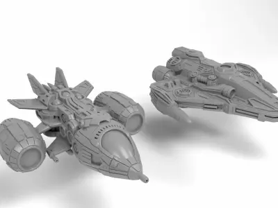 Spaceships Toys 3D print model