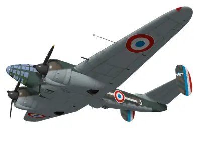 Bloch MB174 3D model