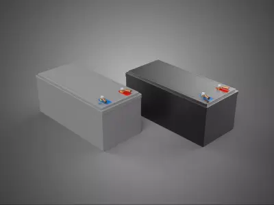 BATTERY DC VOLT POWER SUPPLY ENERGY STORAGE PACK ELECTRICAL CELL 3D model