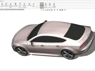 Audi Rs7 3D Model Native files Solidworks 3D model