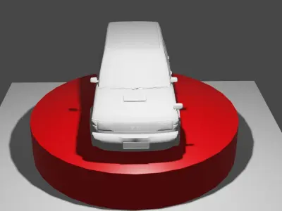 ISUZU Bighorn 3 1 Diesel Without Texture Free 3D model