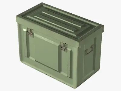 Ammo Box 20mm MK3 WWII US Military 3D model