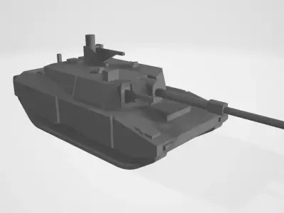 Hades A4M Main Battle Tank 3D print model