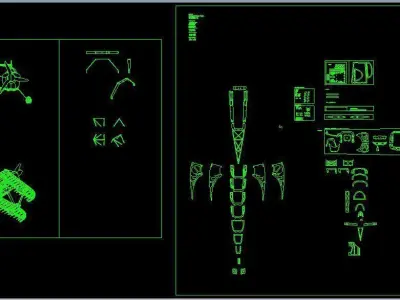 CAD dxf IGES Plan Bi Plane Pitts Challenger II Like Prometheus 3D model