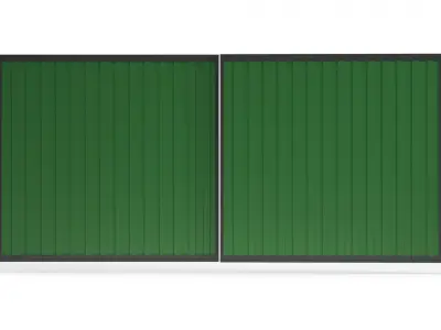 Metal gates 3D model