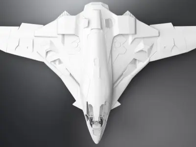 Avengers Quinjet Scale model 3D print model