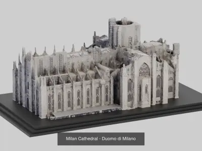 Italian Monuments 3D Model Collection