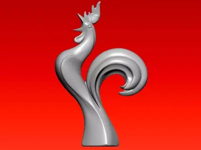  Rooster statue - Decor - 3D print 3D print model