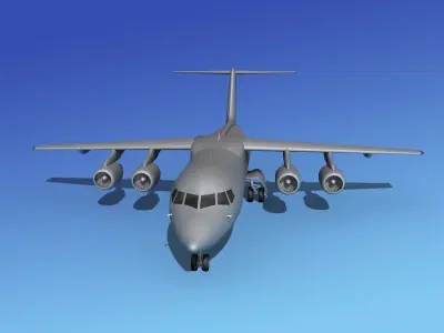 BAe 146-300 Base Model 3D model