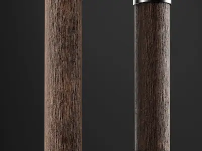 Nunchaku teenage mutant ninja turtles nunchuks Low-poly 3D model