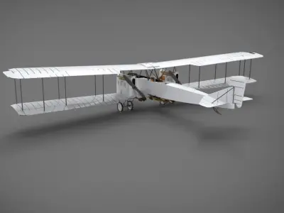Gotha G IV  3D model