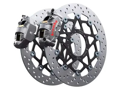 Brembo GP4RS Caliper and Disc 3D model