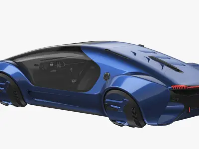 Hover Car Concept 5 3D model