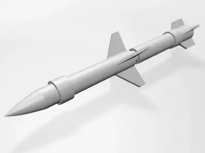 Missile 08 3D model