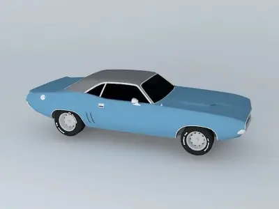 Dodge Challenger RT 1971 Free 3D model