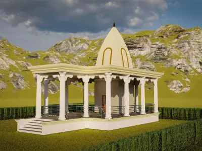 Indian Temple 3D model