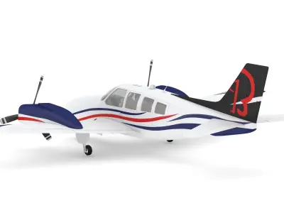 Beechcraft Baron G58 3D model