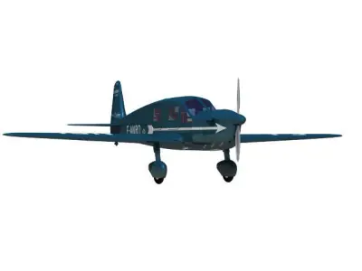 Caudron Simoun 3D model