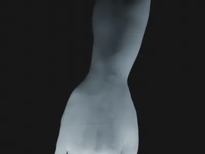 a man hand 3D model
