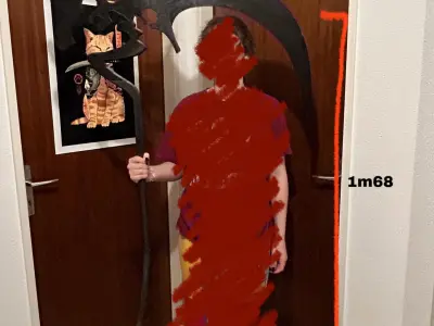 Shinoa Hiragi scythe for 3D print 3D model