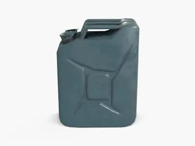 Jerrycan Asset 04 Low-poly 3D model