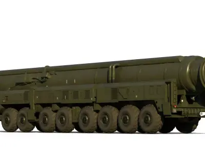 Topol M SS-27 Rs24 Yars SS-29 3D model