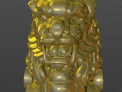 China Unicorn Ancient Mythical Animals 3D model