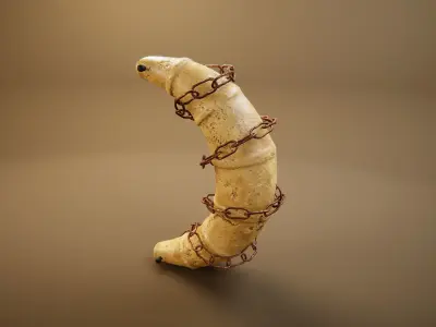 Ancient Artifact 2 Low-poly 3D model