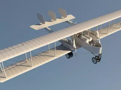 Caproni Ca3 aircraft 3D model