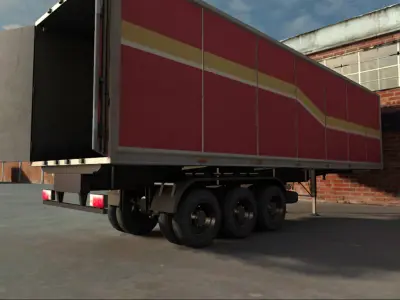 Simple Truck 3D model