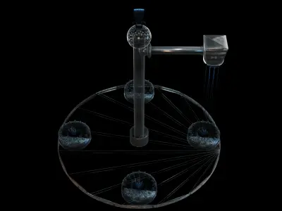 Teleport Station 3D model