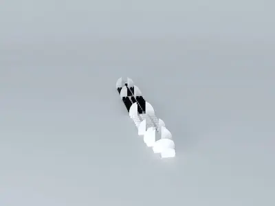 Boeing 767-300 and higher interior Free 3D model