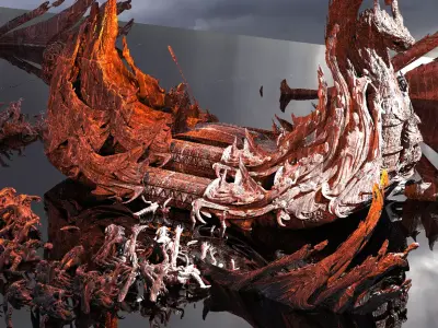 Kharon the Ferryman Underworld Kit bash 3D model