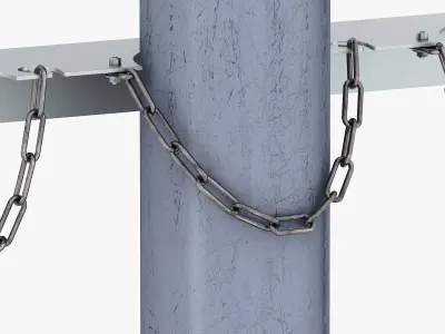 Gas cylinder 3D model