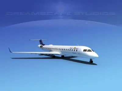 Bombardier CRJ900 Air One 3D model