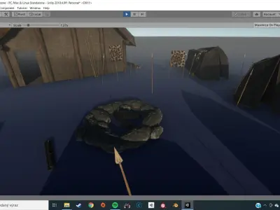 Prehistoric village 3D model