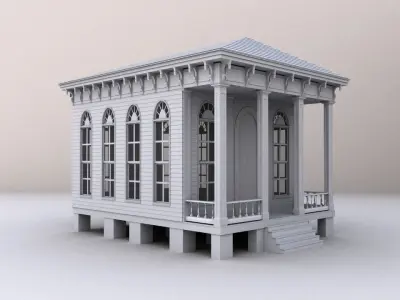 Historic House 03 3D model